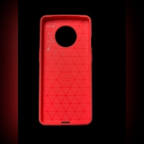 ‼️SALE‼️ One Plus 7T RED phone case cover Great Condition - Picture 3 of 3
